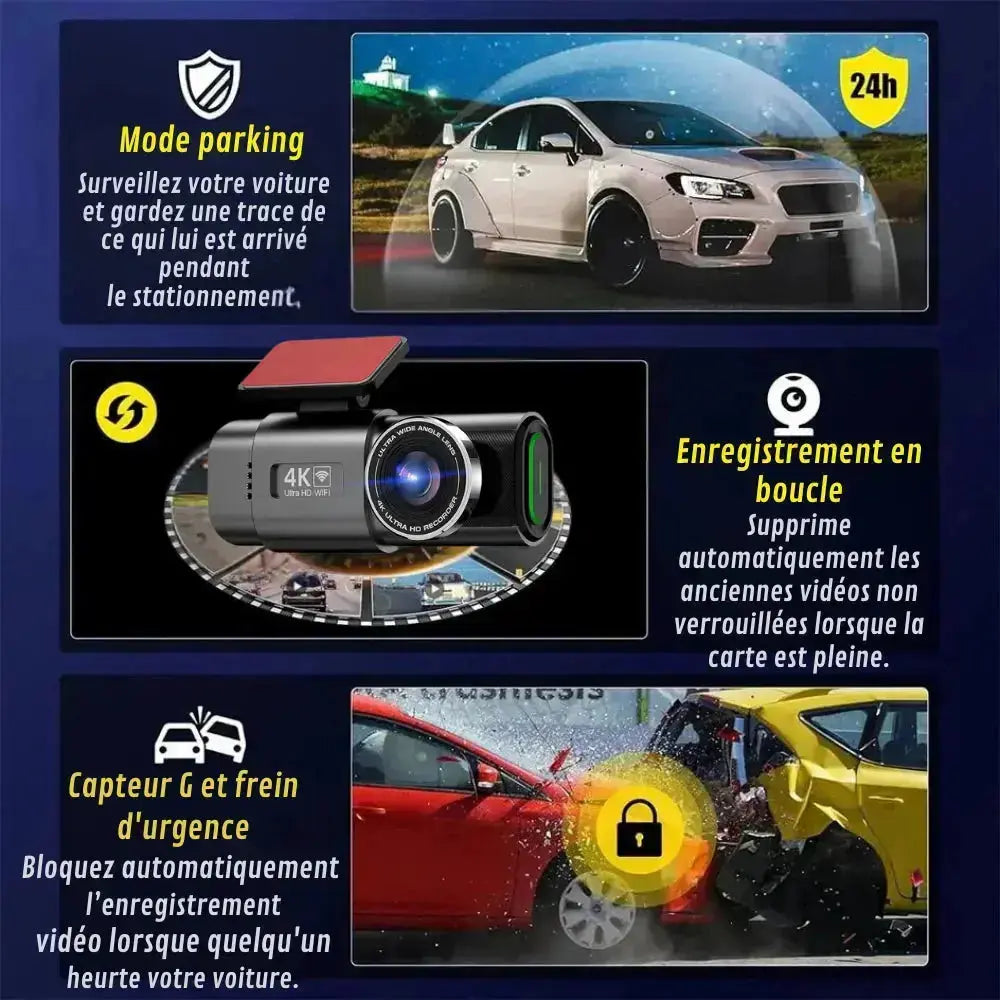 dashcam 4K GPS WIFI dashprocam